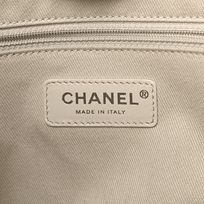 Chanel Mixed Fibers Small Deauville Tote Light Grey 2 of 14