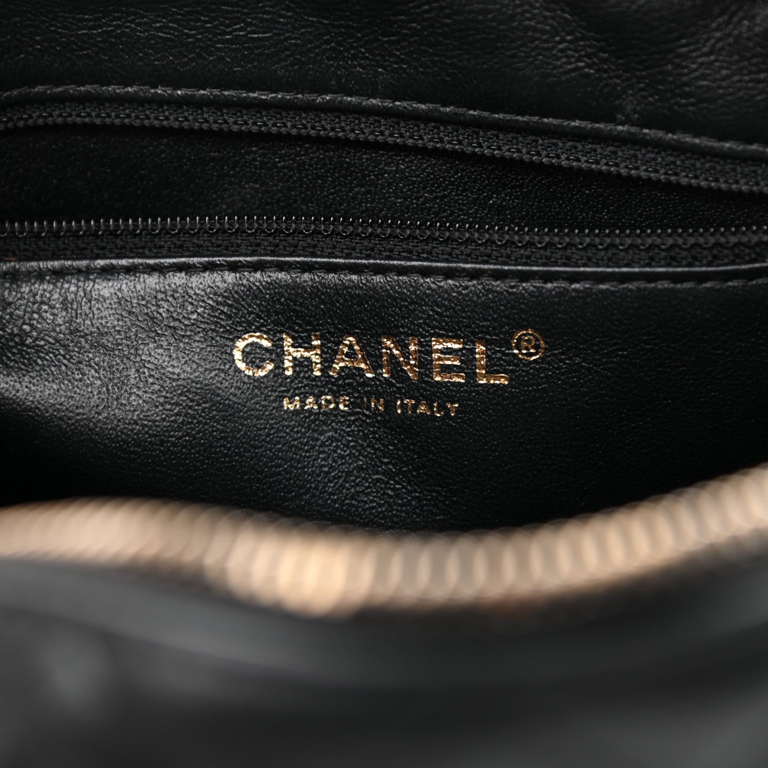 Chanel Lambskin Quilted Camera Bag Black 9 of 12