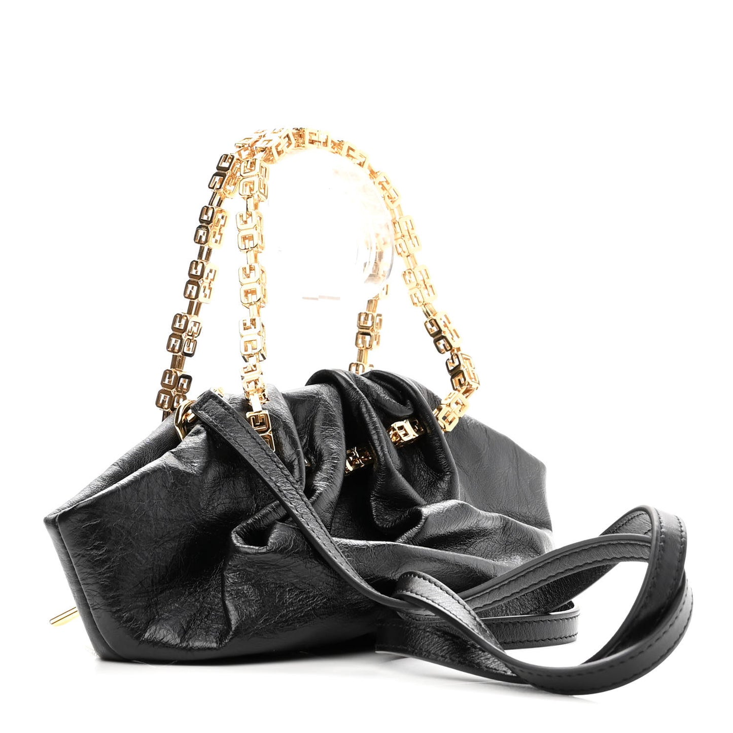 Calfskin Kenny Mini Shoulder Bag Black