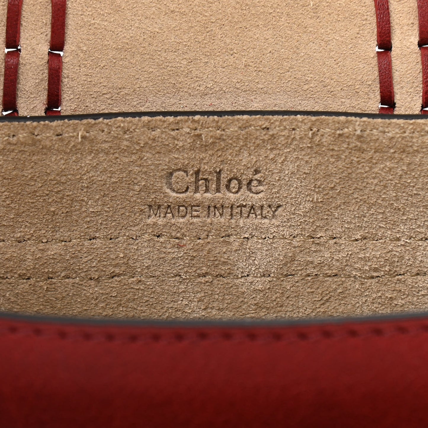 Calfskin Braided Mini Hudson Shoulder Bag Sienna Red