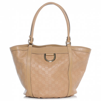 Gucci Guccissima D Gold Medium Tote Tan 1 of 7