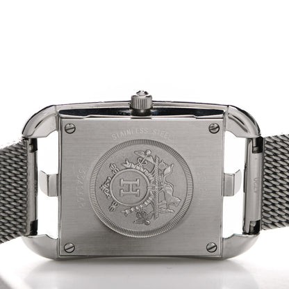 Hermes Stainless Steel 23mm Cape Cod Double Tour Quartz Watch Silver 4 of 5