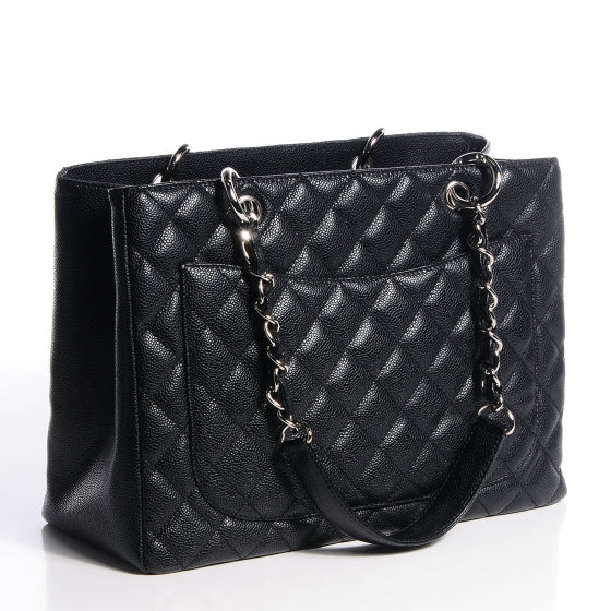 Caviar Grand Shopping Tote GST Black