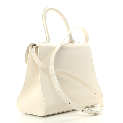 Delvaux Box Calfskin MM Brillant Satchel Ivory 3 of 10