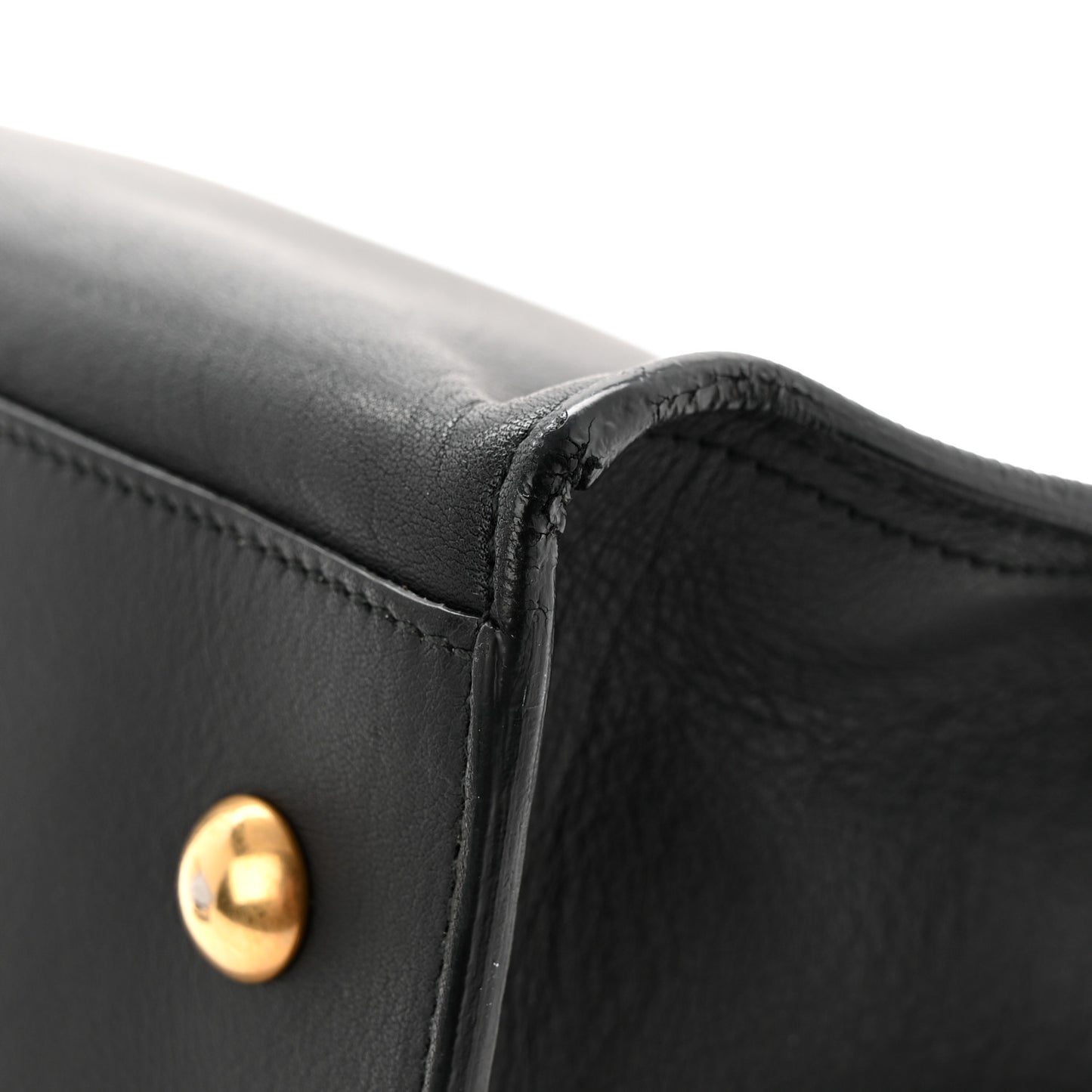 Calfskin Small Classic Y Cabas Black