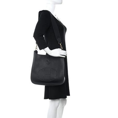 Hermes Togo Evelyne GM Black 2 of 12