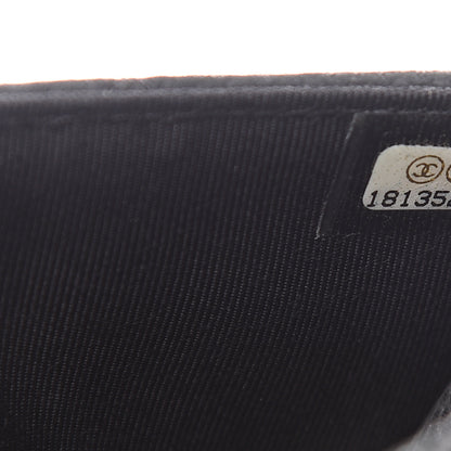 Chanel Iridescent Caviar Quilted Wallet On Chain WOC Black 7 of 10