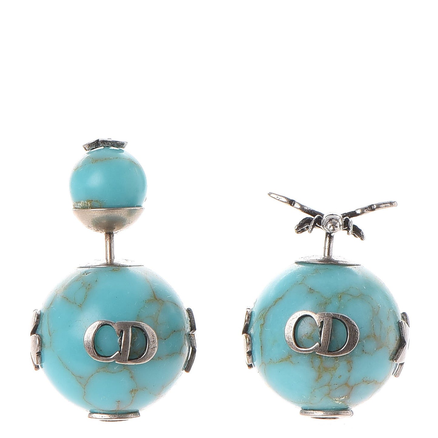 Mise En Dior Tribal Earrings Turquoise