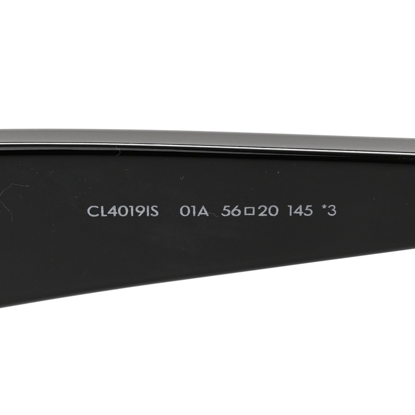 Acetate Crystal Cat Eye Sunglasses CL4019IS Black