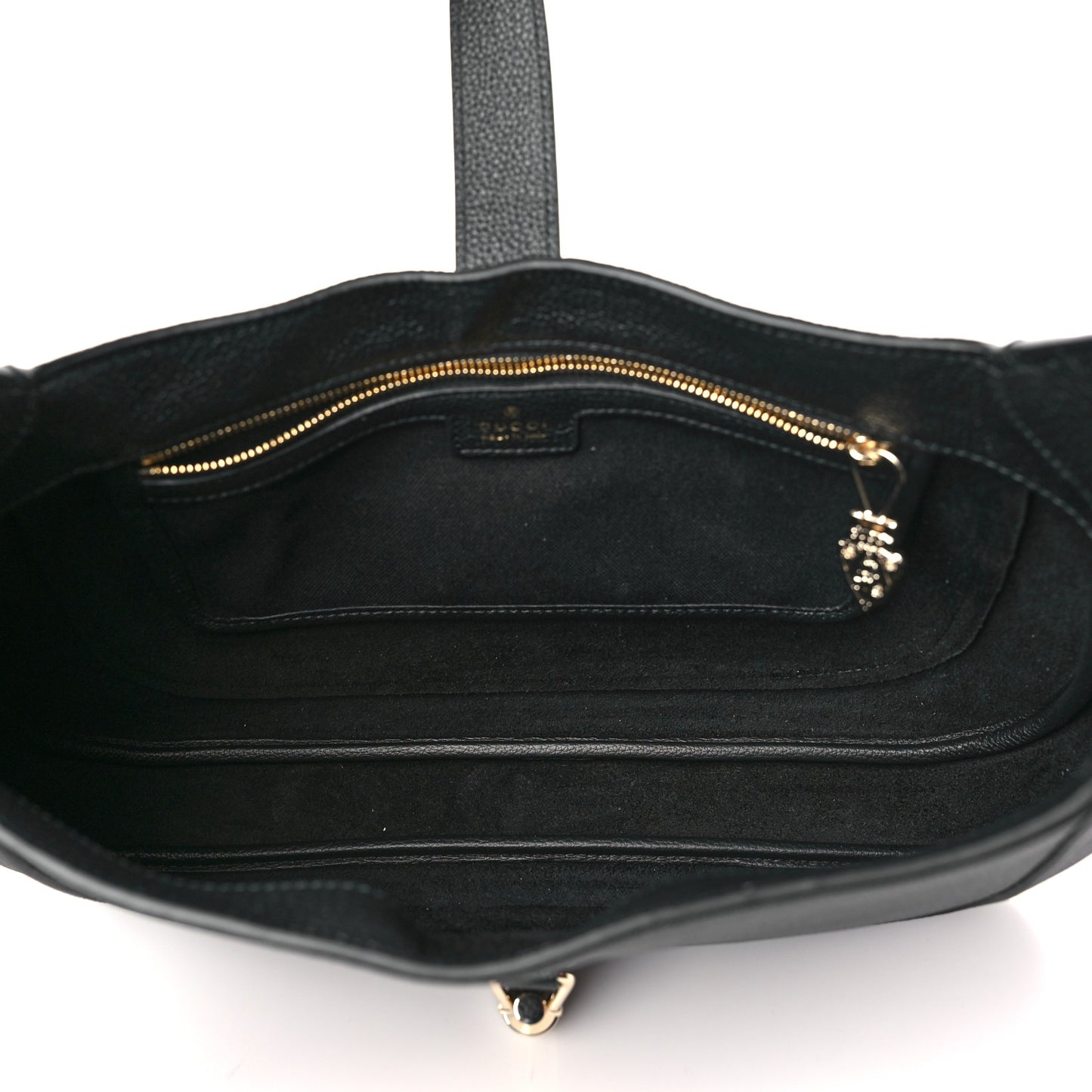 Pebbled Calfskin Large Jackie 1961 Hobo Black