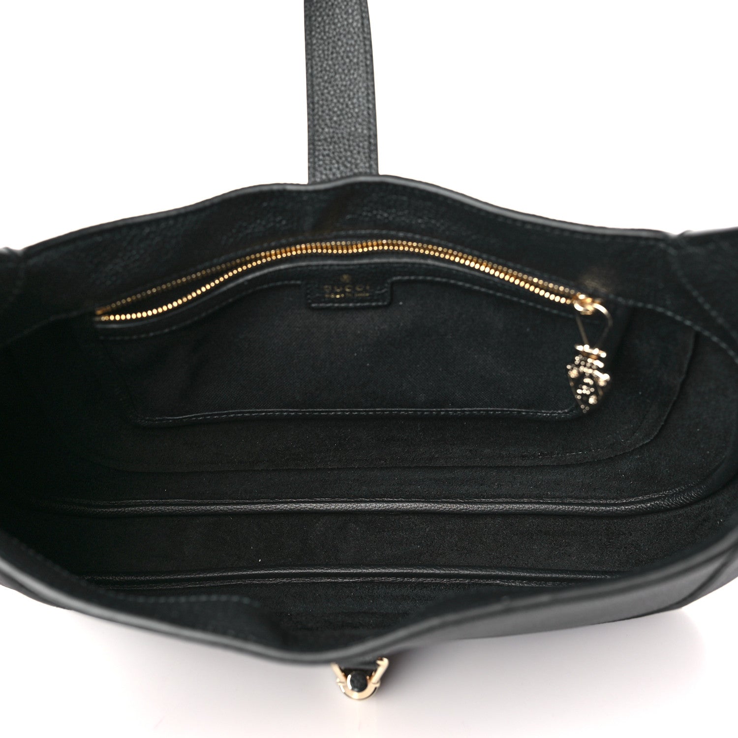 Gucci Pebbled Calfskin Large Jackie 1961 Hobo Black 5 of 10