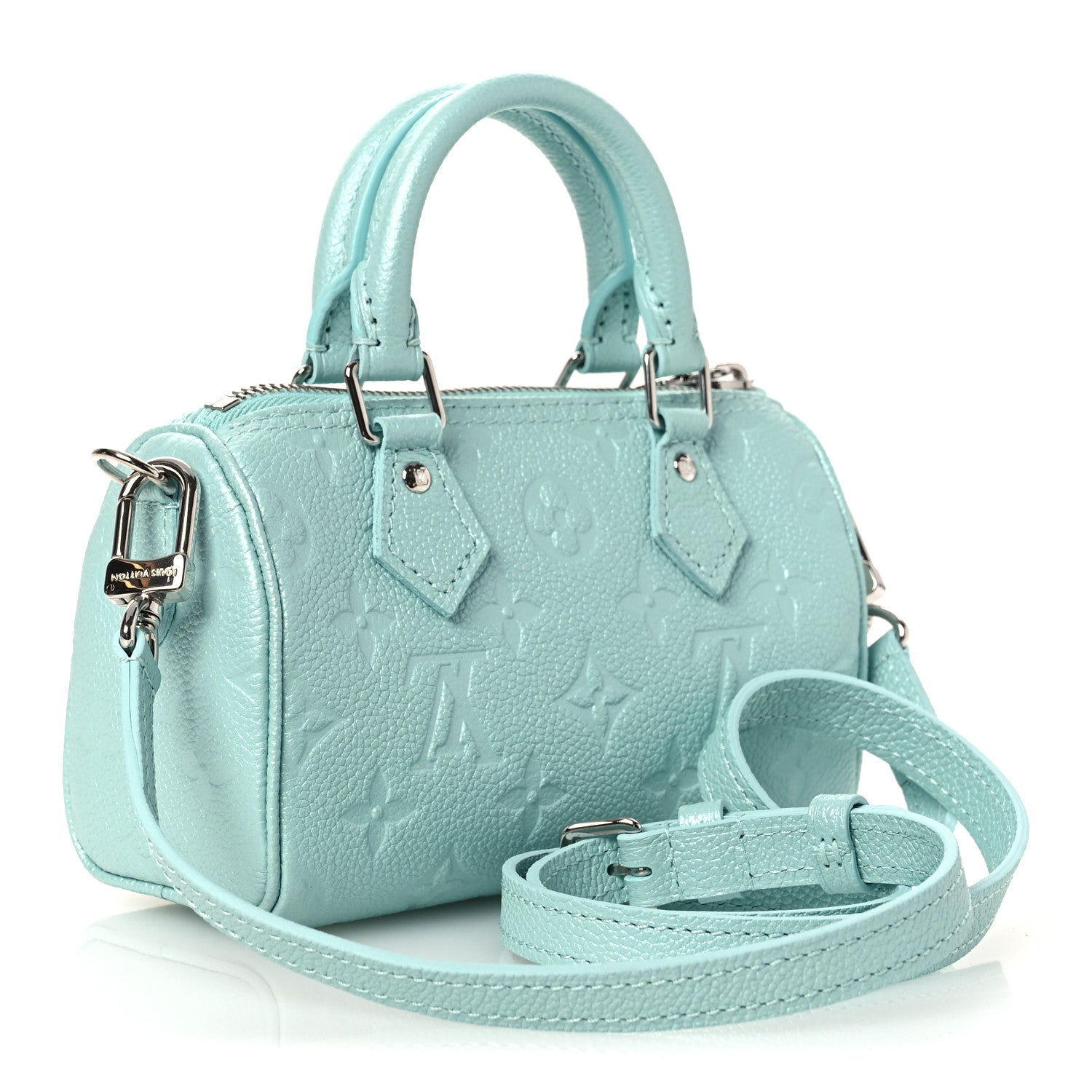 Louis Vuitton Empreinte Monogram Nano Speedy Pearly Lagoon Turquoise 3 of 9