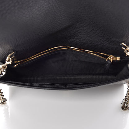 Gucci Dollar Calfskin Medium Betty Chain Wallet Black 7 of 10