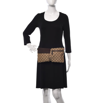 Gucci Monogram Web Belt Bag Dark Brown 2 of 12