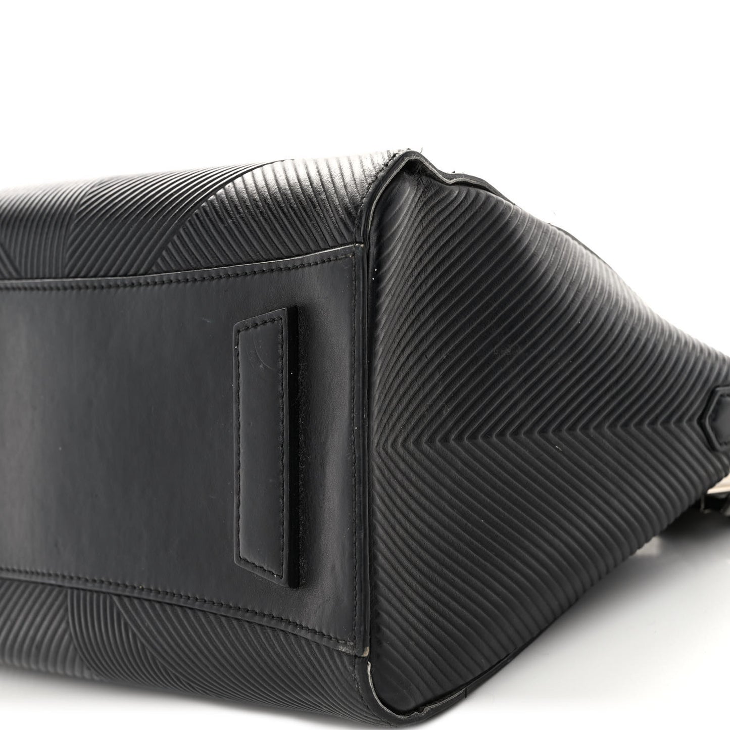 Calfskin Geometric Embossed Small Antigona Black