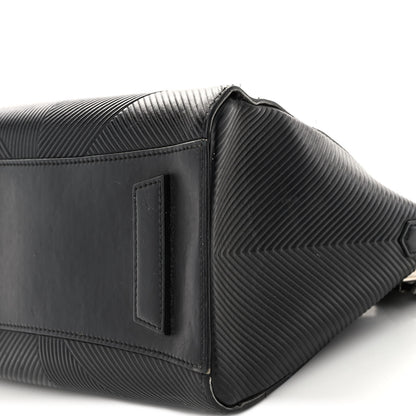 Givenchy Calfskin Geometric Embossed Small Antigona Black 9 of 12