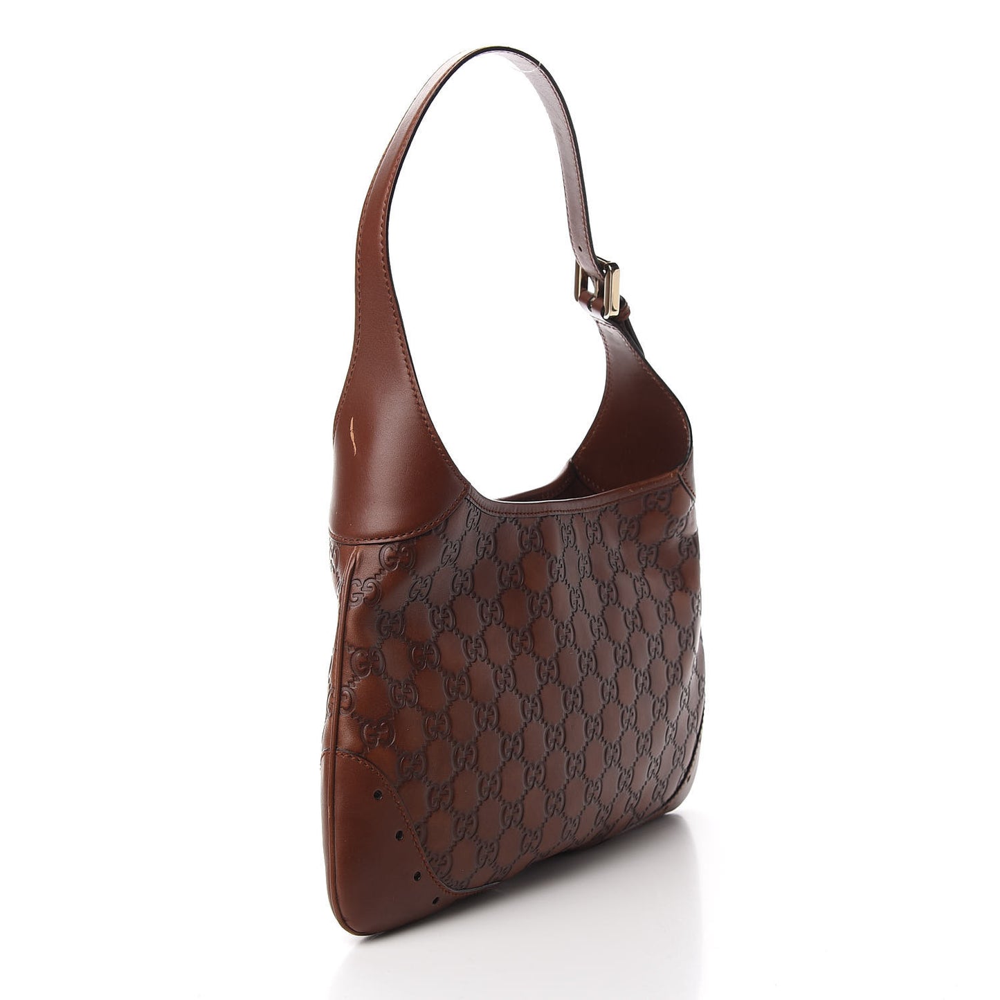 Guccissima Punch Hobo Brown