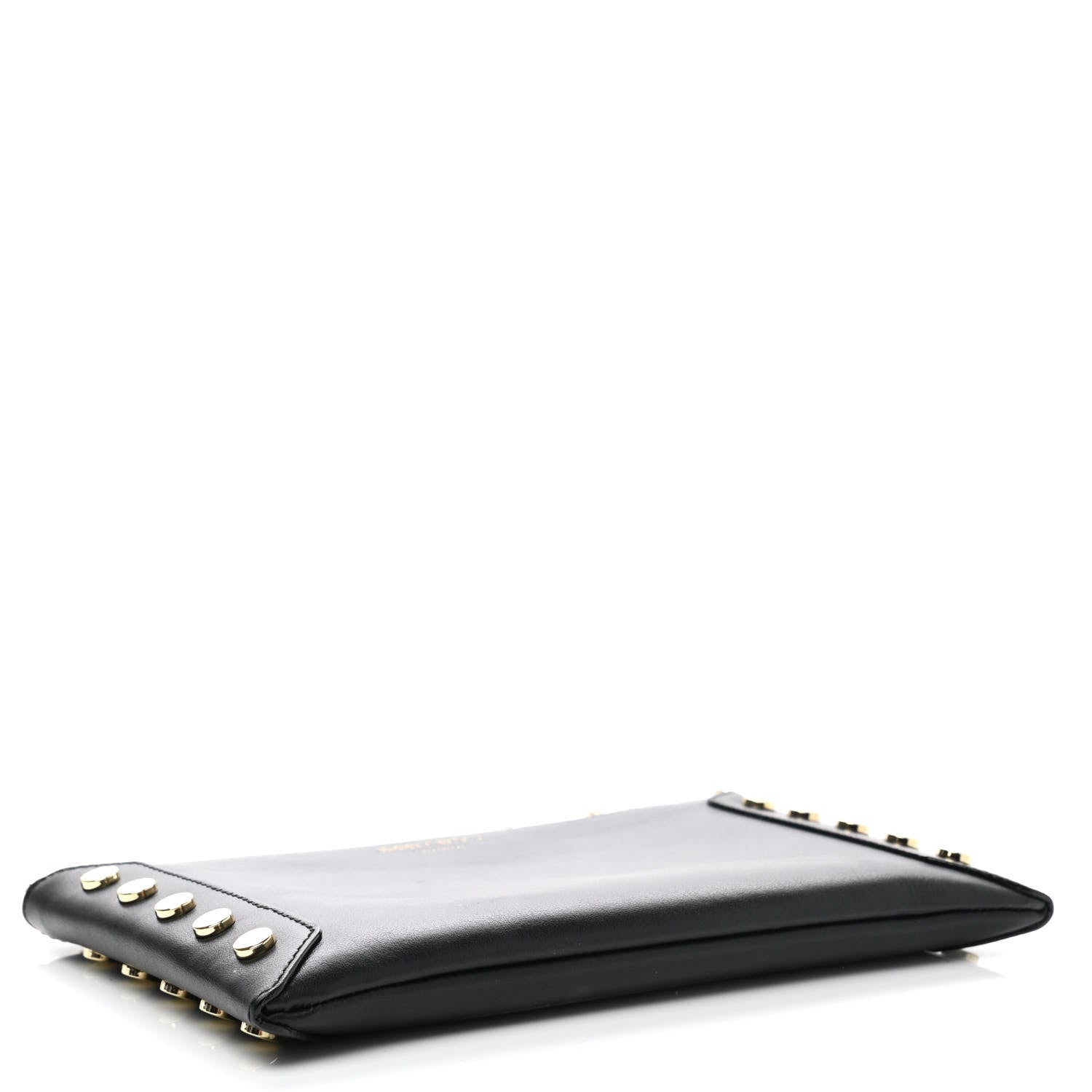 Jimmy Choo Calfskin Studded Wristlet Black 4 of 7
