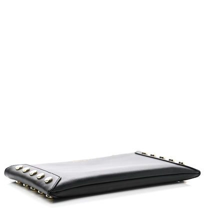 Jimmy Choo Calfskin Studded Wristlet Black 4 of 7