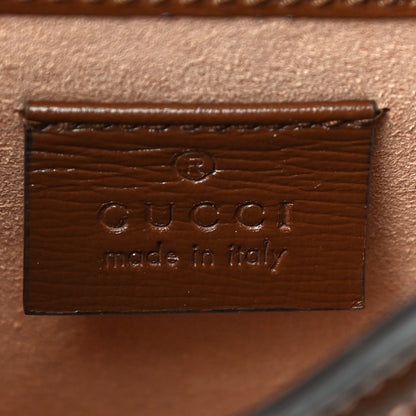 Gucci GG Supreme Monogram Mini Horsebit 1955 Crossbody Bag Beige Brown Sugar 6 of 11