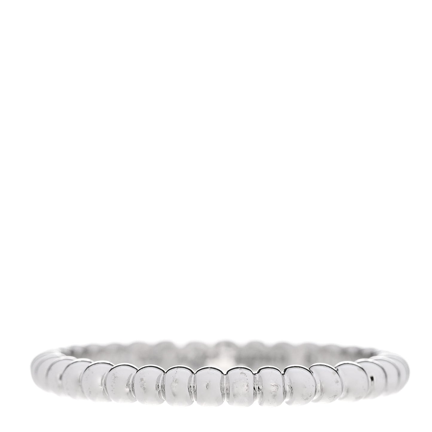 18K White Gold Small Perlee Ring 51 5.75