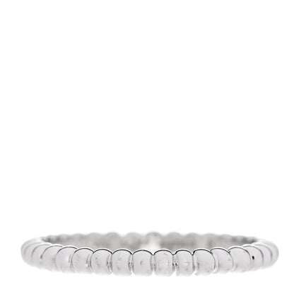 Van Cleef & Arpels 18K White Gold Small Perlee Ring 51 5.75 1 of 5
