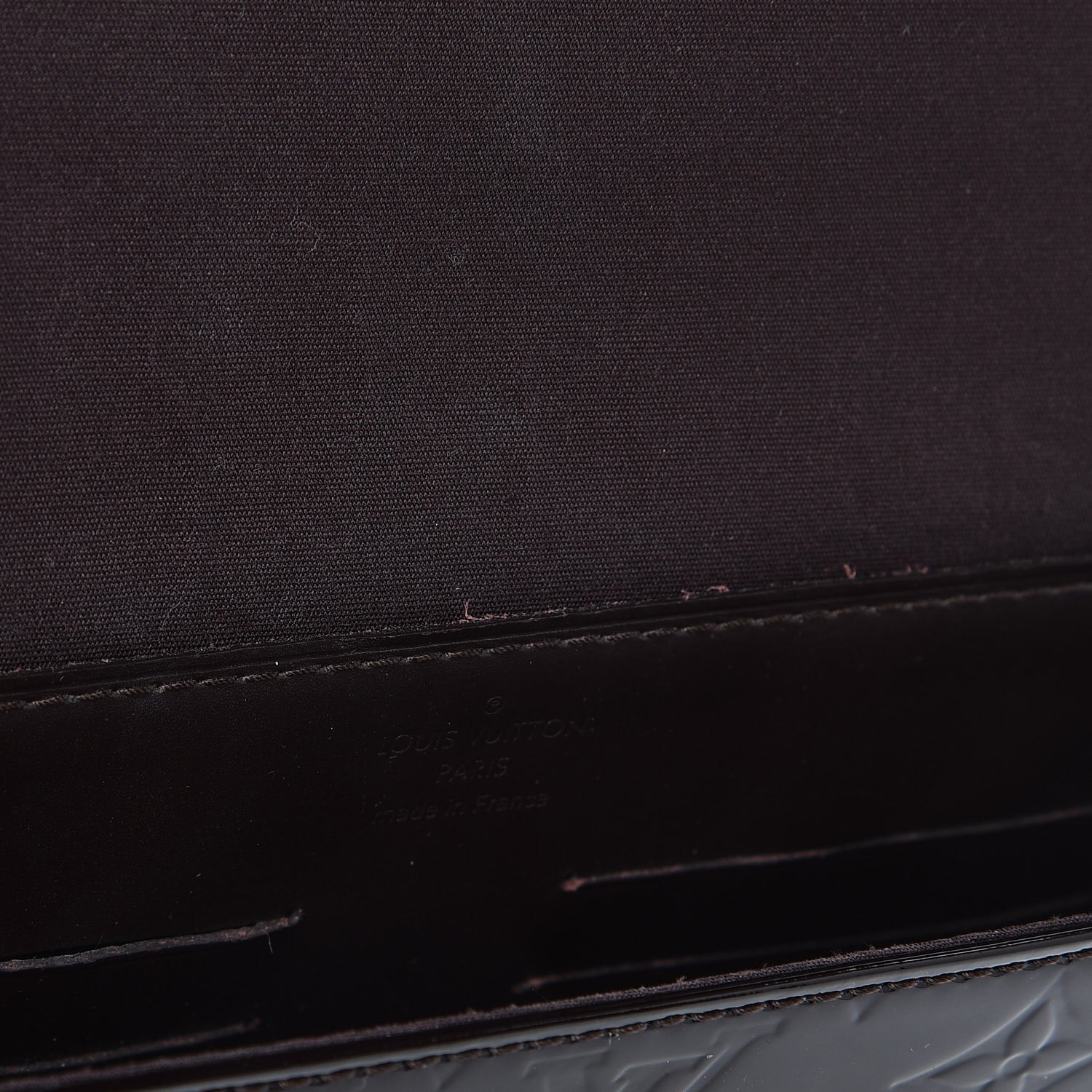 Louis Vuitton Vernis Ana Clutch Amarante 7 of 9