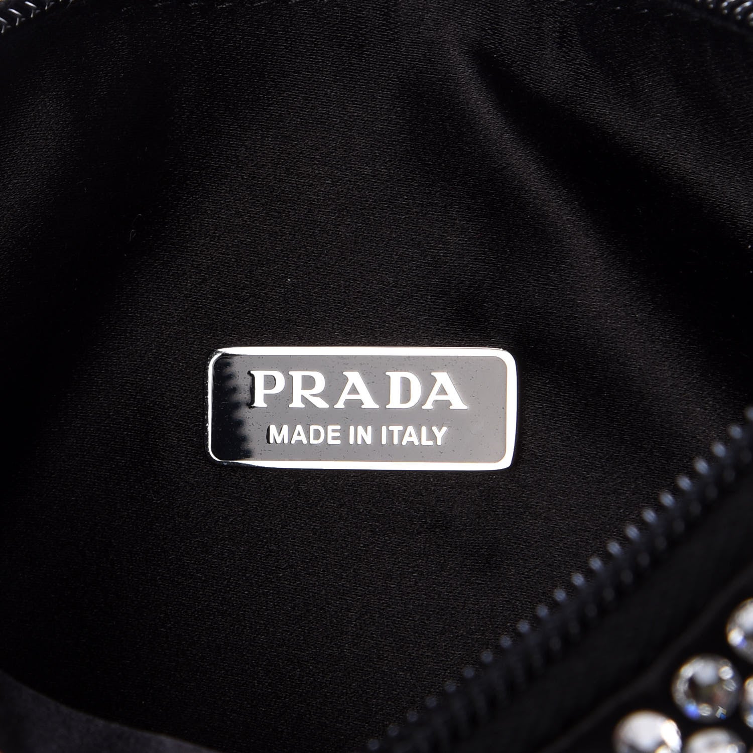 Prada Satin Crystal Mini Re-Edition 2000 Bag Cristal 6 of 10