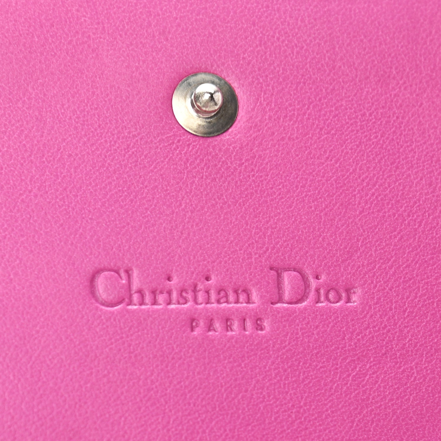 Christian Dior Patent Cannage Travel Wallet Pink 7 of 9