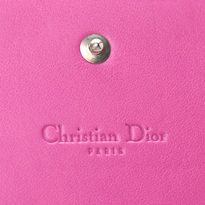 Christian Dior Patent Cannage Travel Wallet Pink 7 of 9