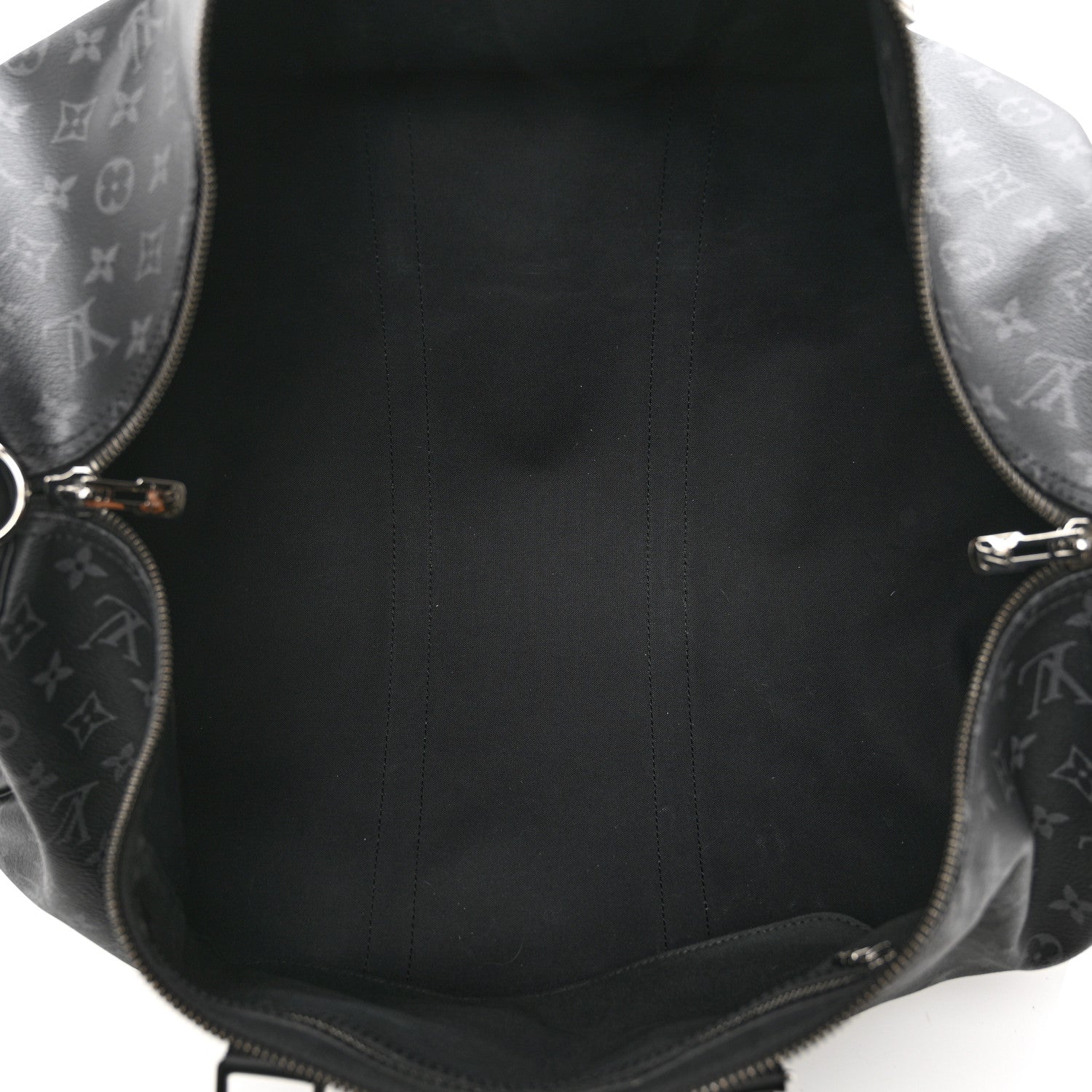 Louis Vuitton Monogram Eclipse Keepall Bandouliere 55 5 of 12
