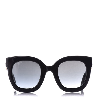 Gucci Round Frame Star Sunglasses GG0208S Black 2 of 7
