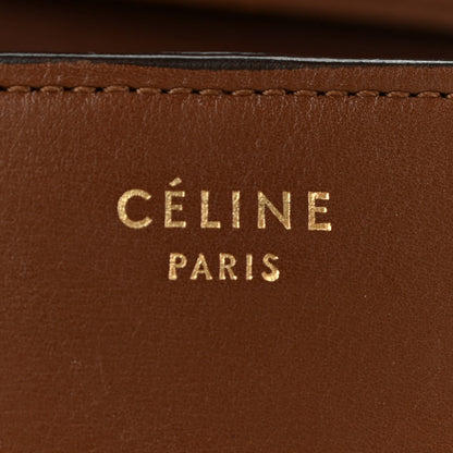 Celine Smooth Calfskin Medium Classic Box Flap Bag Camel 9 of 17