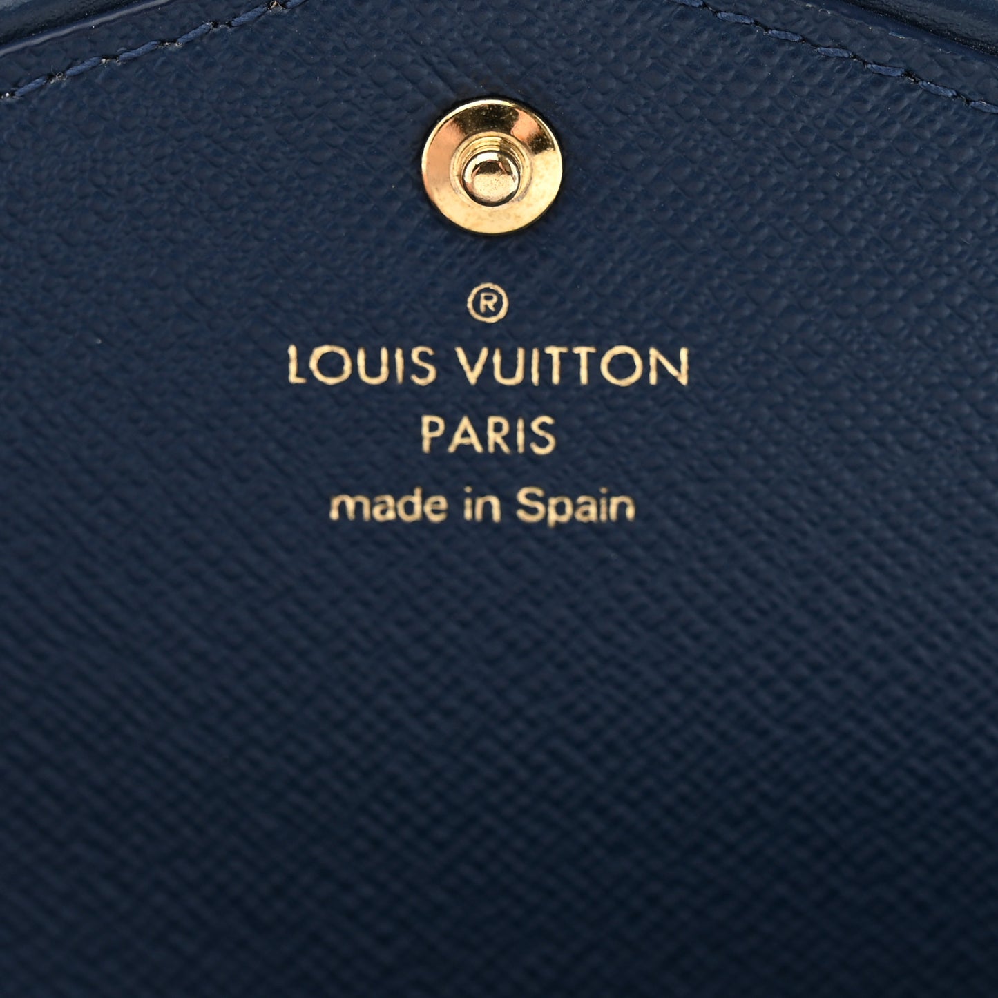 LOUIS VUITTON Monogram Jacquard Denim Sarah Wallet Bleu