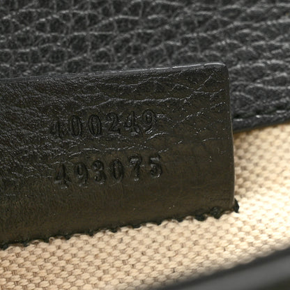 Gucci Pebbled Calfskin Small Dionysus Shoulder Bag Black 7 of 11