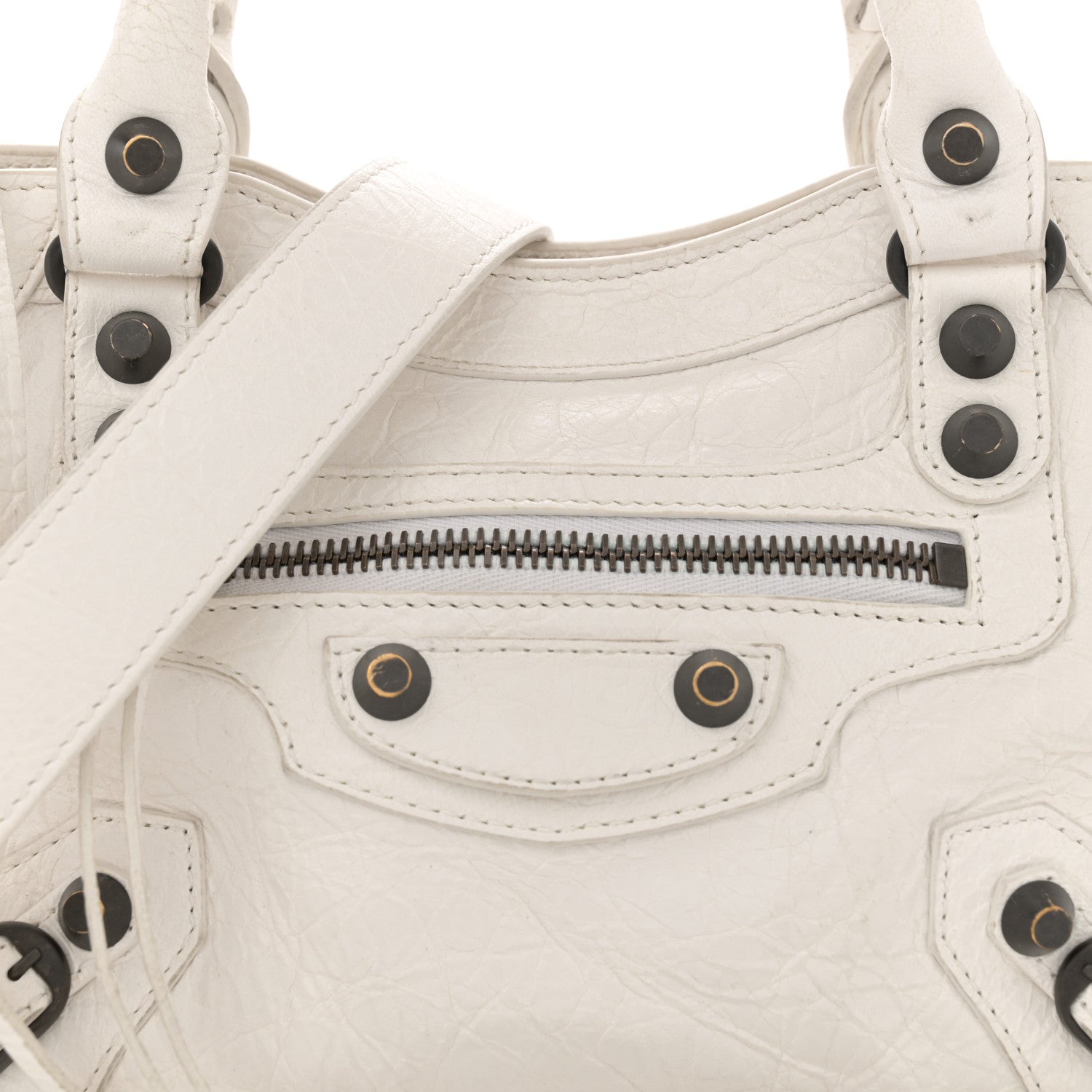 Balenciaga Arena Storico Classic Hardware Mini City White 8 of 13