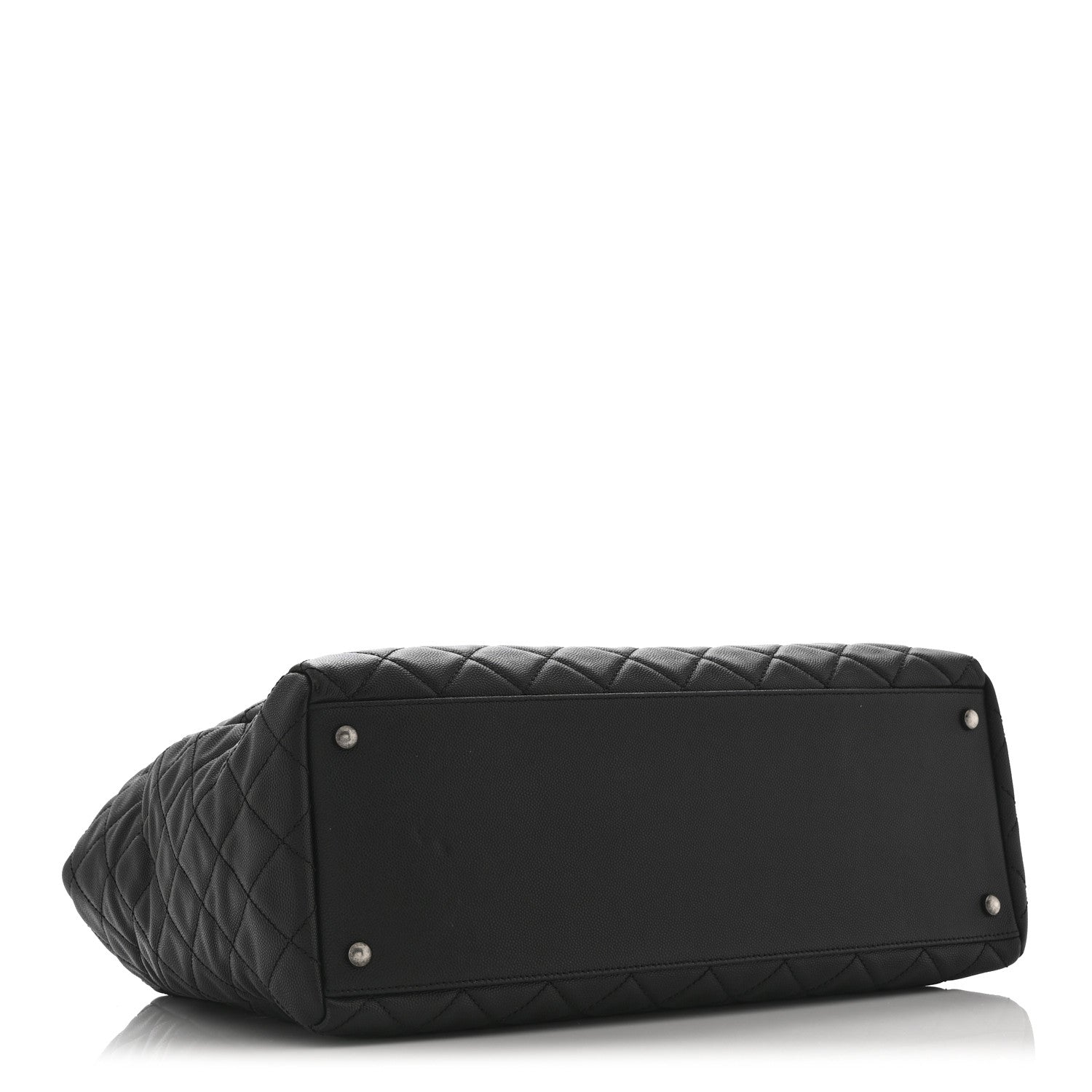 Chanel Caviar Quilted Large Coco Handle Shopping Tote Black 5 of 11