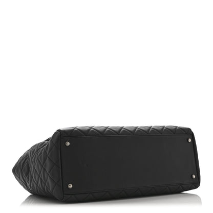 Chanel Caviar Quilted Large Coco Handle Shopping Tote Black 5 of 11
