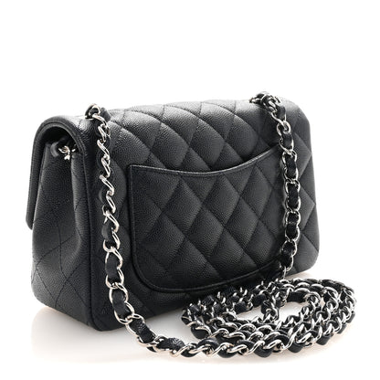 Chanel Caviar Quilted Mini Rectangular Flap Navy 3 of 10