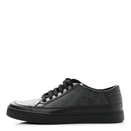 Gucci GG Supreme Monogram Mens Sneakers Black 1 of 11