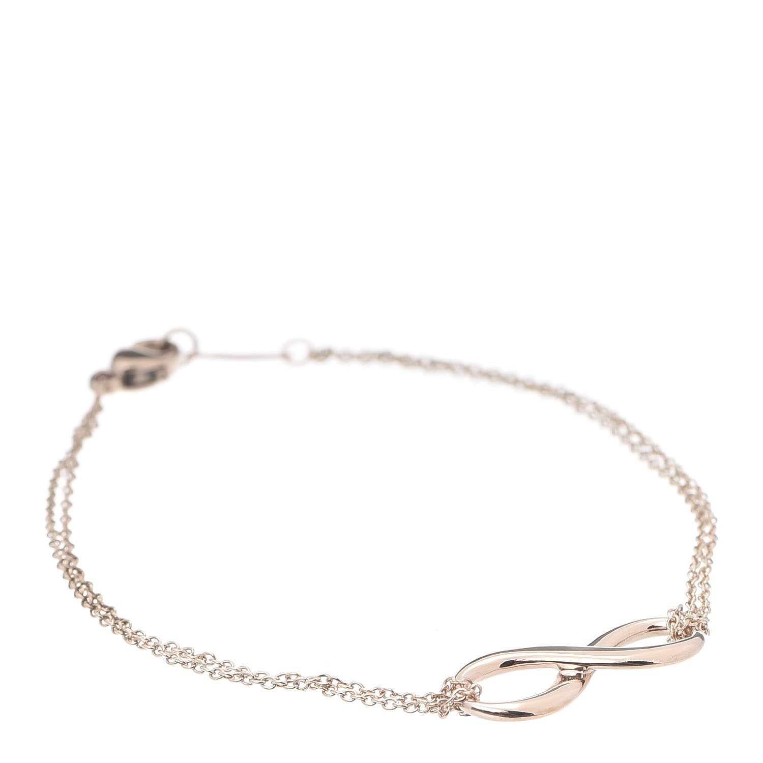 Tiffany Rubedo Infinity Double Chain Bracelet 1 of 6