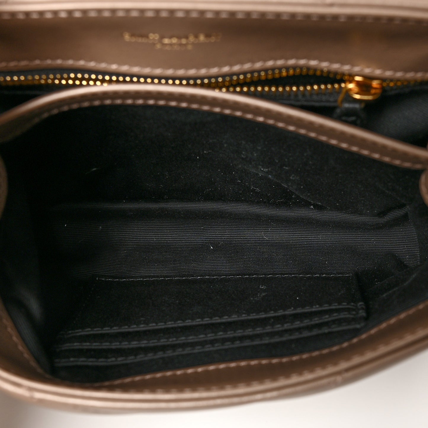 Calfskin Y Quilted Monogram Toy Loulou Crossbody Bag Taupe