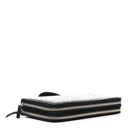 Gucci Crocodile Travel Document Case Black 4 of 14