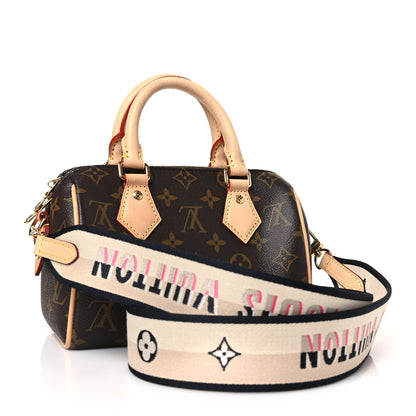 Louis Vuitton Monogram Speedy Bandouliere 20 Black 3 of 8