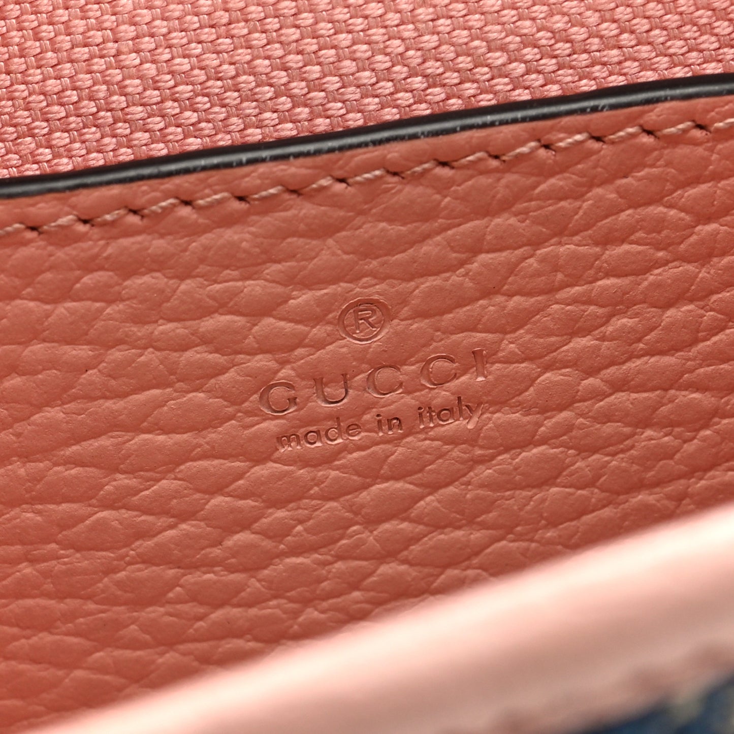 New Denim GG Monogram Calfskin Love Parade Mini Jackie 1961 Hobo Light Pink