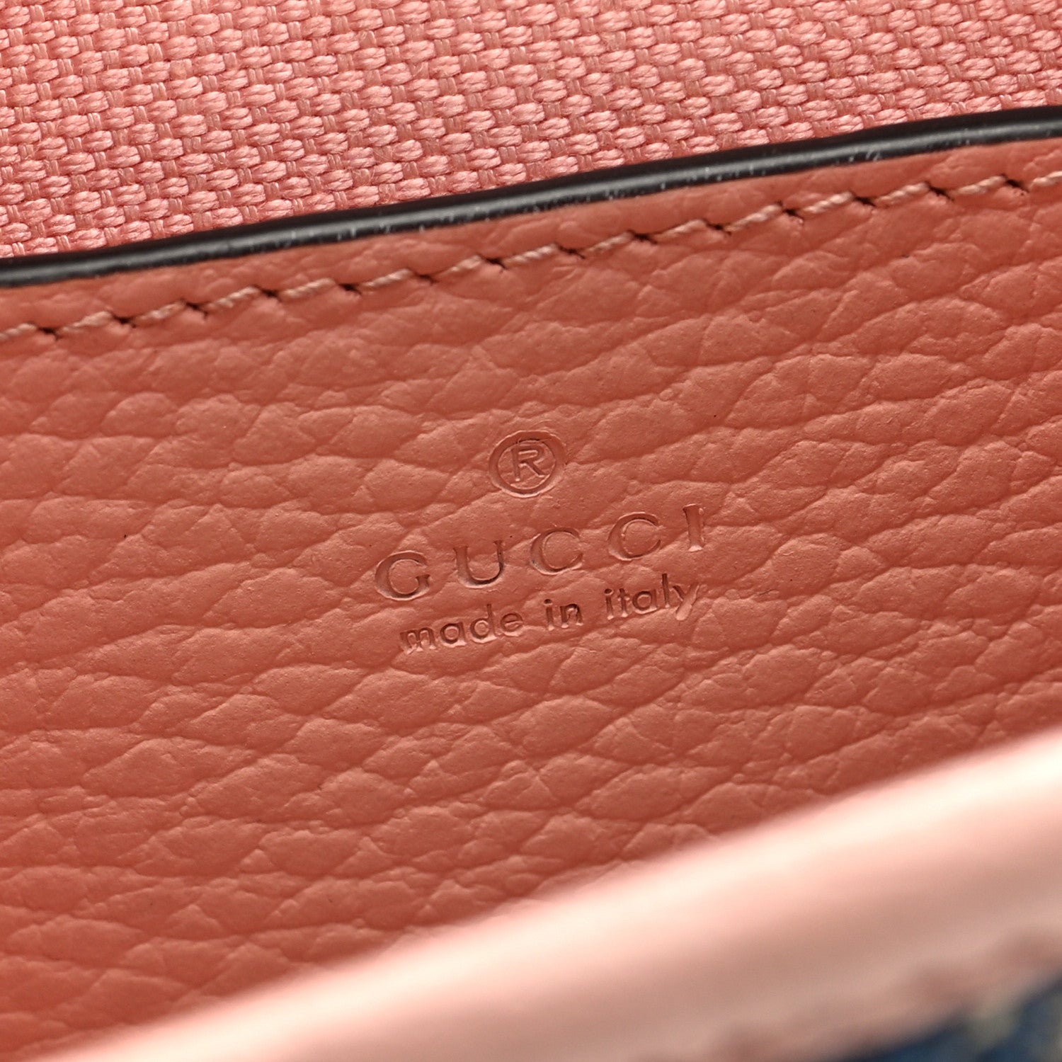 Gucci New Denim GG Monogram Calfskin Love Parade Mini Jackie 1961 Hobo Light Pink 6 of 10