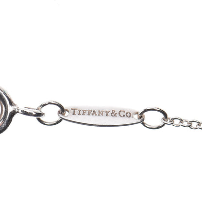 Tiffany Sterling Silver Diamond .10ct Elsa Peretti Diamonds by the Yard Pendant Necklace 7 of 9