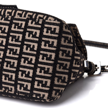 Fendi Zucchino Knit Mini Mama Baguette Black 10 of 10
