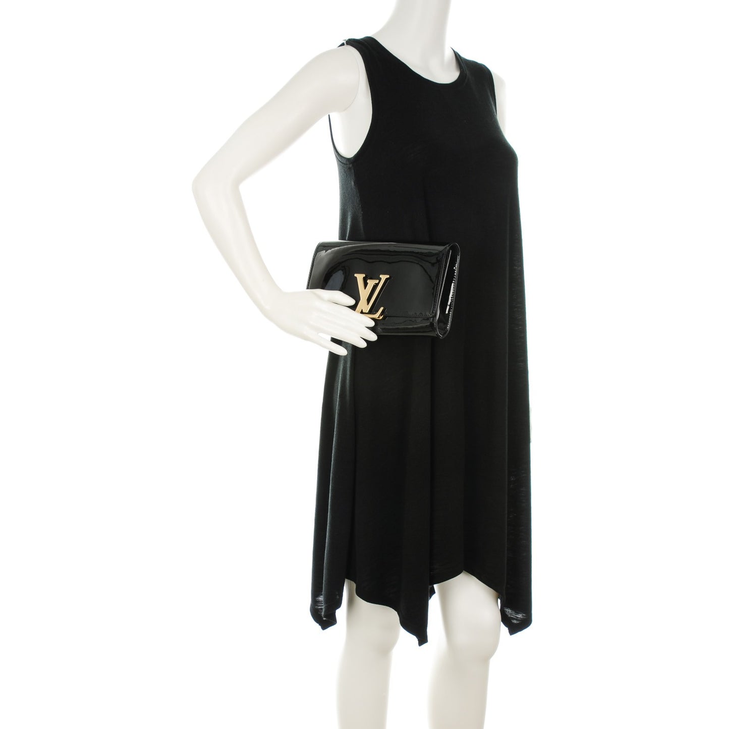 Patent Neo Sobe Louise EW Clutch Black