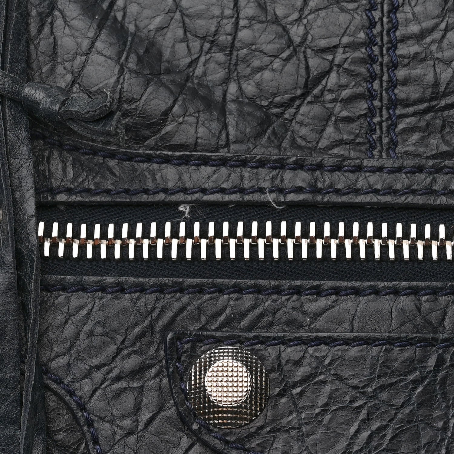 Balenciaga Agneau Giant 21 Silver Hardware Weekender Black 11 of 13